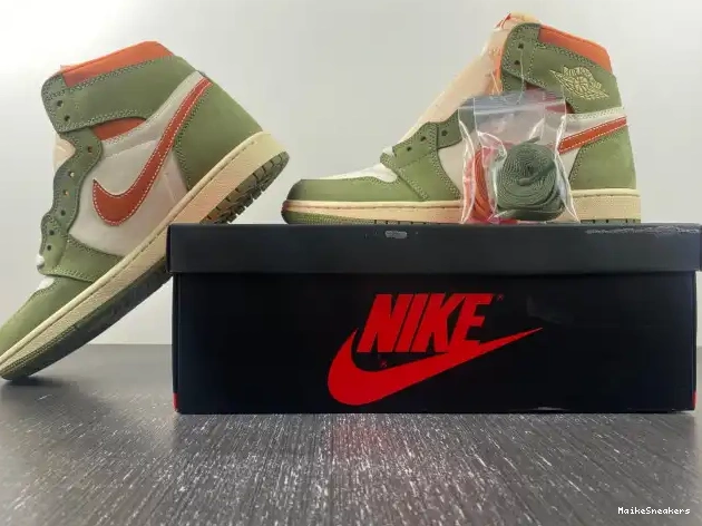 MaikeSneakers Jordan OG Celadon High FB9934-300 Air 1 Craft 0323